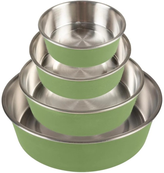 Миска из матовой нержавеющей стали Matte Fix Green (Duvoplus)