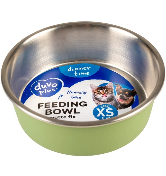 Миска из матовой нержавеющей стали Matte Fix Green (Duvoplus)