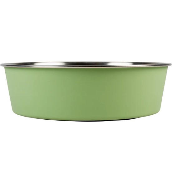 Миска из матовой нержавеющей стали Matte Fix Green (Duvoplus)