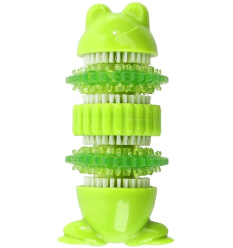 Hambahoolduse mänguasi koera hammaste puhastamiseks Dental Frog (AFP)