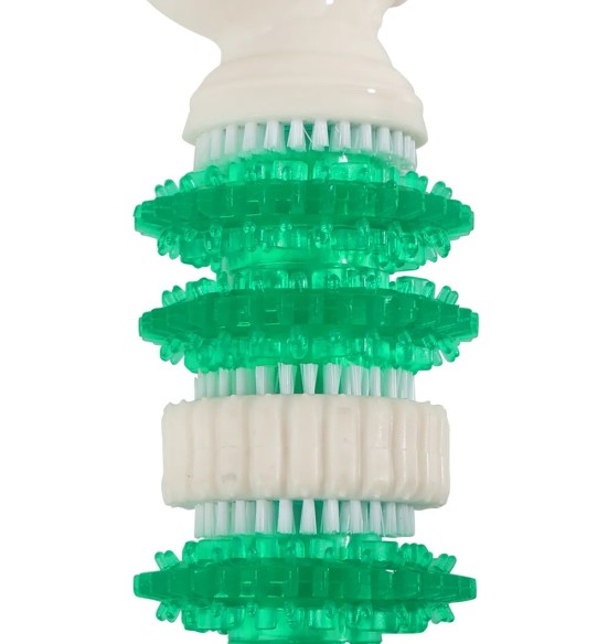 Игрушка для чистки и ухода за зубами собаки Dental Bone (AFP)