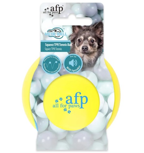 Koerale tennisepallid vastupidavast termoplastist Squeez TPR Tennis Ball AFP