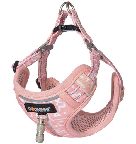 Kassi traksid ja jalutusrihm Cat Harness Lead Pink Letters Dogness