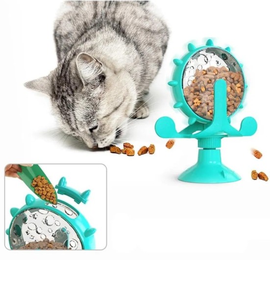 Mänguasi maiusepall kassidele Wheel Treat Dispenser Pawise