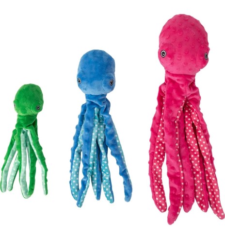 Koera pehme mänguasi Plush Octopus Pawise