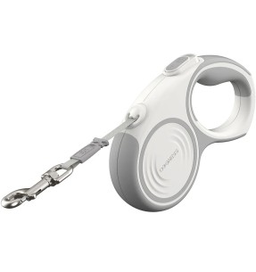 Поводок-рулетка для собак, красный/чёрный (Dogness flexi) – Поводки-рулетки – Dogness – Valgekihv