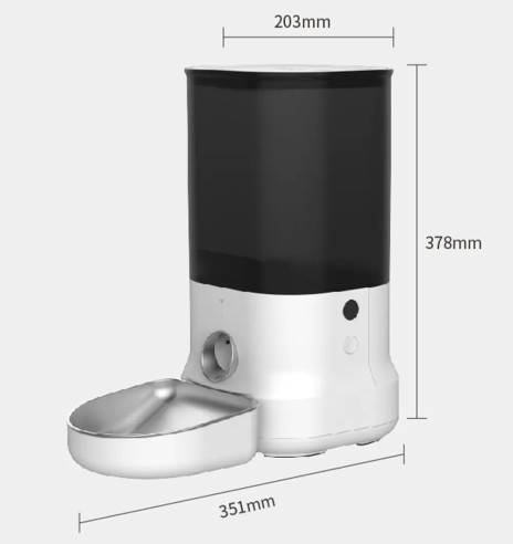 Lemmiklooma automaatne söötja, 6 liitrit,...