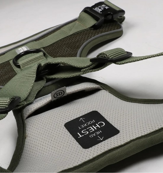 Tirimisvastased koera traksid, ergonoomilised, militaarroheline, EXPLOR Ultimate Fit Duvoplus