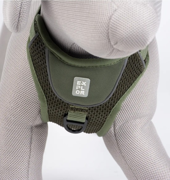 Tirimisvastased koera traksid, ergonoomilised, militaarroheline, EXPLOR Ultimate Fit Duvoplus