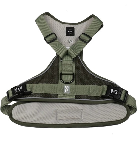 Tirimisvastased koera traksid, ergonoomilised, militaarroheline, EXPLOR Ultimate Fit Duvoplus