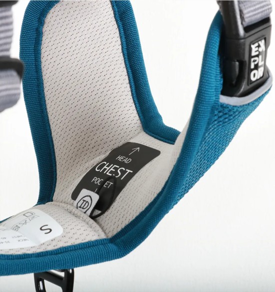 Корректирующая шлейка для собак, эргономичная, петрольный синий EXPLOR Ultimate Fit Duvoplus