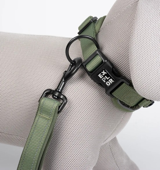 Koera kaelarihm, turvaline, militaarroheline, EXPLOR Ultimate Fit Control Duvoplus