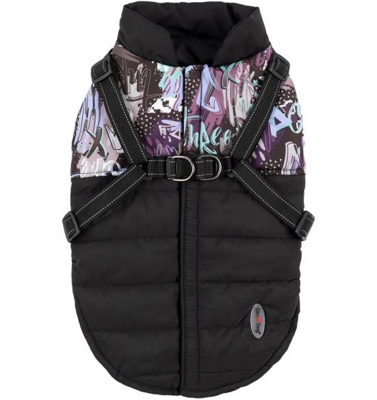 Koera talvejope traksidega, sinisekirju-must DENIM Gimdog