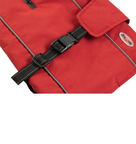 Koera jope veekindel, sooja voodriga, punane...