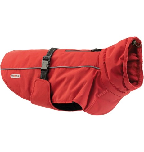 Куртка для собак непромокаемая, на теплой подкладке, красная NOVA Gimdog