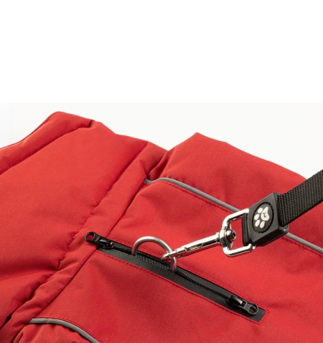 Koera jope veekindel, sooja voodriga, punane...