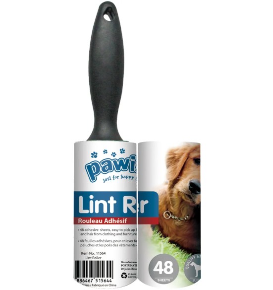 Puhastusrull lemmiklooma karvade puhastamiseks tekstiililt (Pawise)