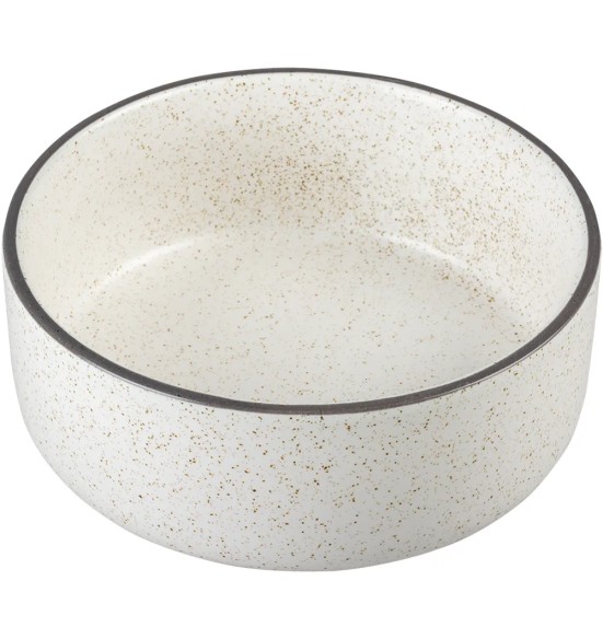 Миска для собак керамическая Stone Speckle White (Duvoplus)