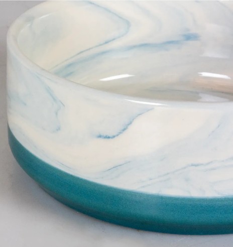 Koera söögikauss keraamiline Stone Cloudy Sky...