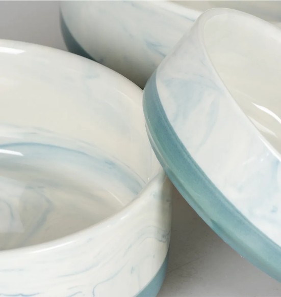 Koera söögikauss keraamiline Stone Cloudy Sky (Duvoplus)