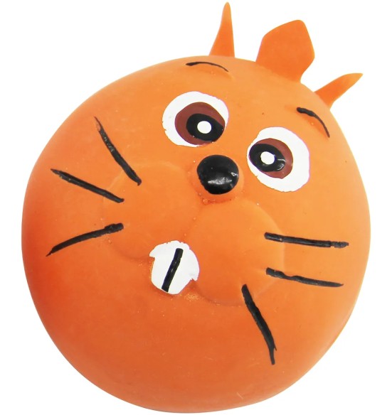 Koera mänguasi jänesekujuline pall Latex Bunny (Pawise)