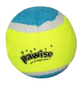 Игрушка для собак, теннисный мяч с веревкой Tennis Bouncer Toss (Pawise) – Tennisepallid – Pawise – Valgekihv