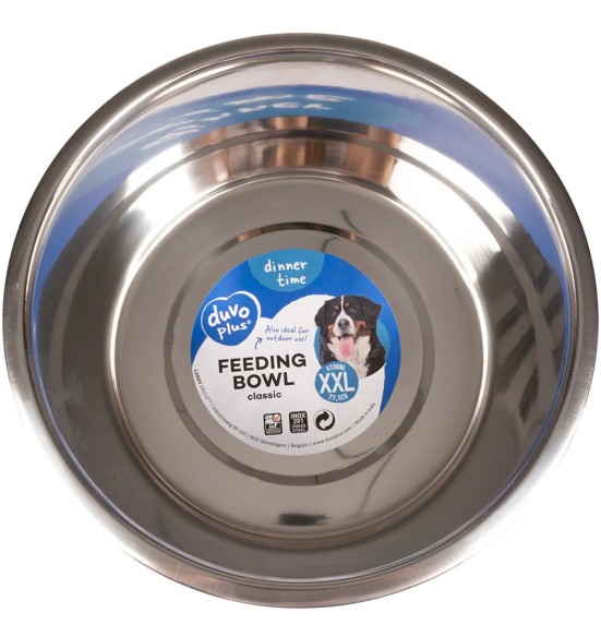 Koera kauss metallist roostevaba Classic Inox Duvoplus