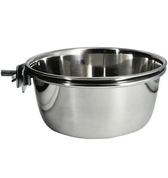 Миска из нержавеющей стали с винтовым креплением Duvoplus