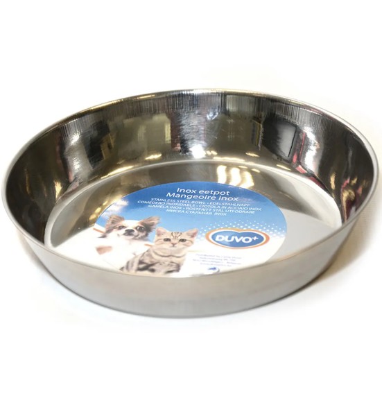 Миска для кошек из нержавеющей стали Inox Duvoplus