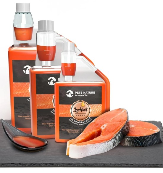 MАСЛО ЛОСОСЯ ДЛЯ СОБАК И КОШЕК - Pets Nature Salmon Oil