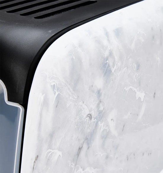 Кошачий туалет, белый/чёрный Nestor Marble (Savic)