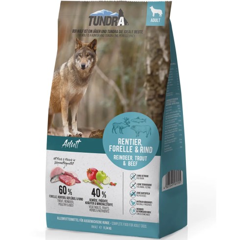 TUNDRA kuivtoit koertele PÕHJAPÕDRALIHA,...