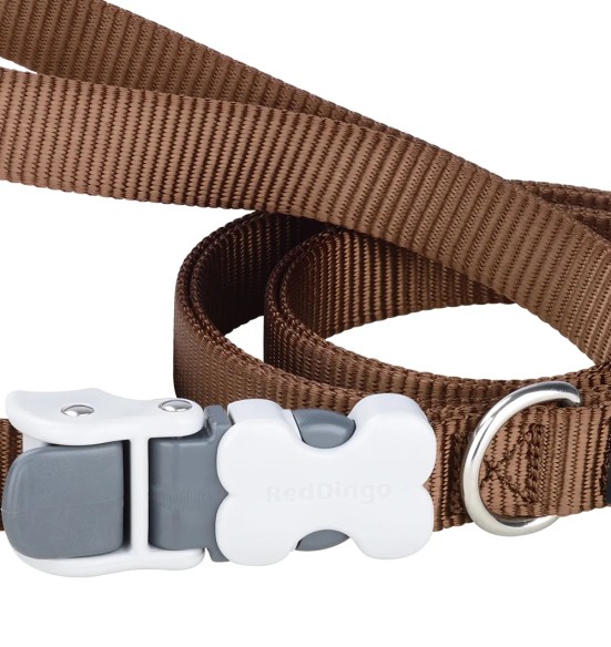 Поводок для собак, многофункциональный, коричневый SuperLead (Red Dingo)