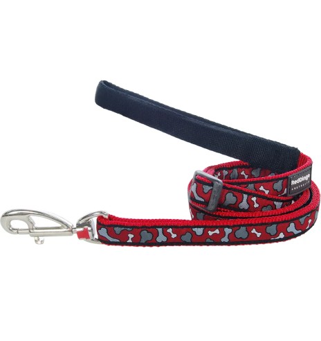 Поводок для собак с вытканным дизайнерским узором, 1.1–1.8 м, Bonarama Red (Red Dingo)