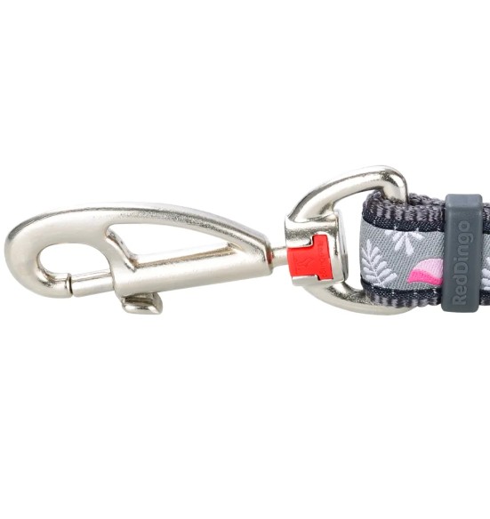 Koera jalutusrihm disainmustriga, 1.1–1.8 m, Flamingo Cool Grey (Red Dingo)
