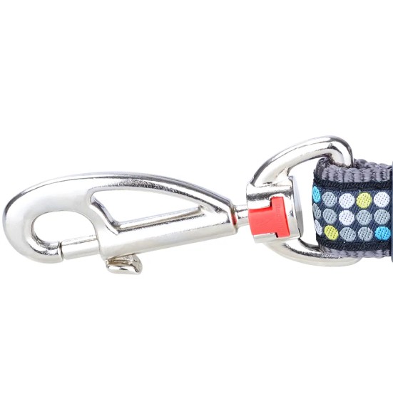 Поводок для собак с дизайнерским принтом Modern on Cool Grey (Red Dingo)