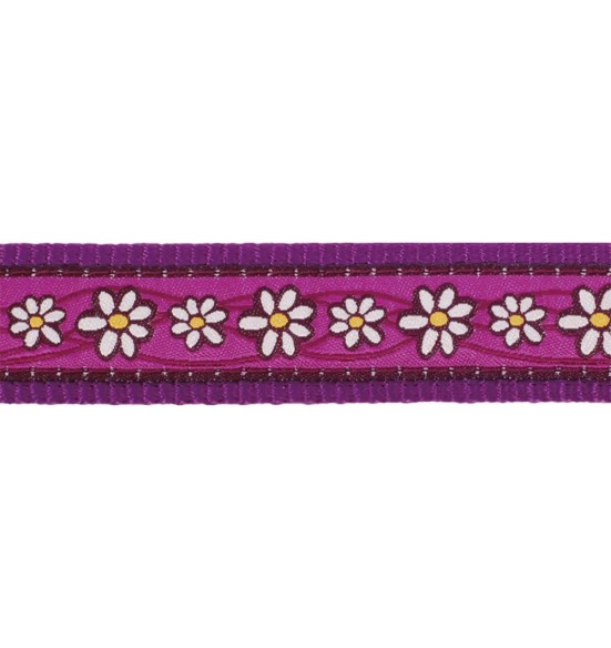 Jalutusrihm koerale, disainmustriga Daisy Chain Purple (Red Dingo)