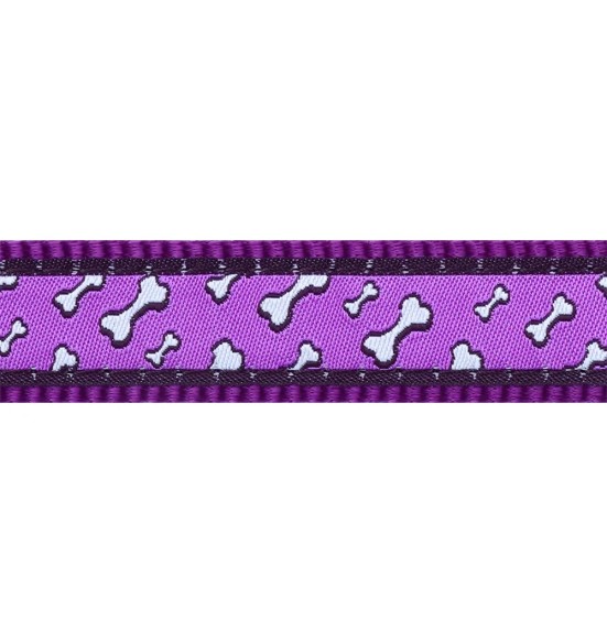 Поводок для собак с дизайнерским принтом Flying Bones Purple (Red Dingo)