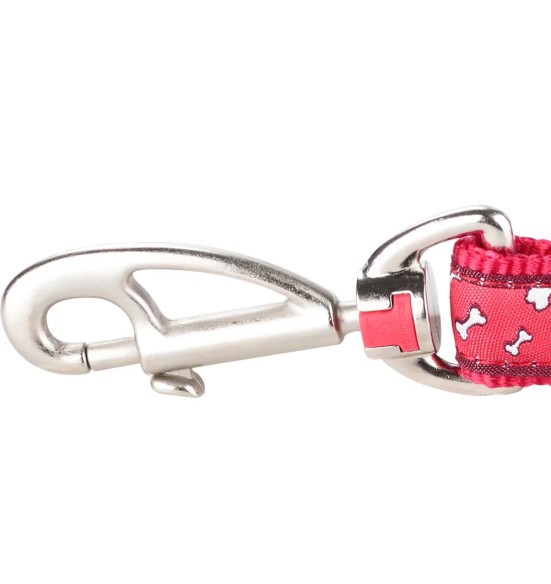 Jalutusrihm koerale, disainmustriga Flying Bones Red (Red Dingo)