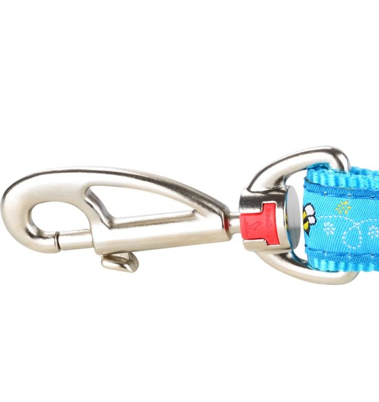 Поводок для собак с дизайнерским принтом Bumble Bee Turquoise (Red Dingo)