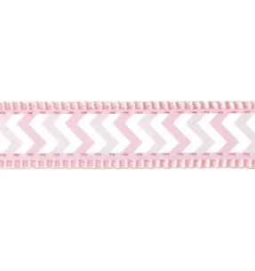 Jalutusrihm koerale, helkurmustriga Reflective Ziggy Pink... 2