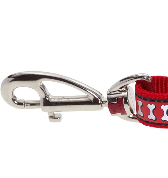 Jalutusrihm koerale, helkurmustriga Reflective Bones Red (Red Dingo)