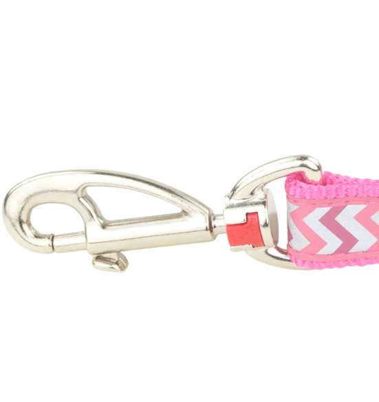 Поводок для собак со светоотражающим рисунком Reflective Ziggy Hot Pink (Red Dingo)