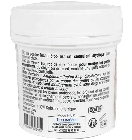 Techni-Stop порошок для остановки небольших кровотечений (TechniVet)