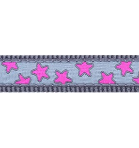 Kaelarihm kassile, disainmustriga Breezy Love Pink (Red Dingo)–Kaelarihmad–Red Dingo–Valgekihv 2