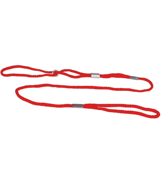 Нейлоновый выставочный поводок, красный (Doogy)
