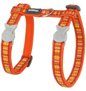 Kassitraksid ja jalutusrihm, disainmustriga Gingham Yellow (Red Dingo)–Traksid ja jalutusrihmad–Red Dingo–Valgekihv 2