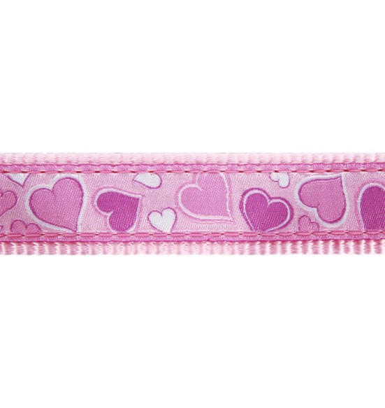 Traksid ja jalutusrihm kassile, disainmustriga Breezy Love Pink (Red Dingo)