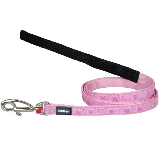 Traksid ja jalutusrihm kassile, disainmustriga Breezy Love Pink (Red Dingo)