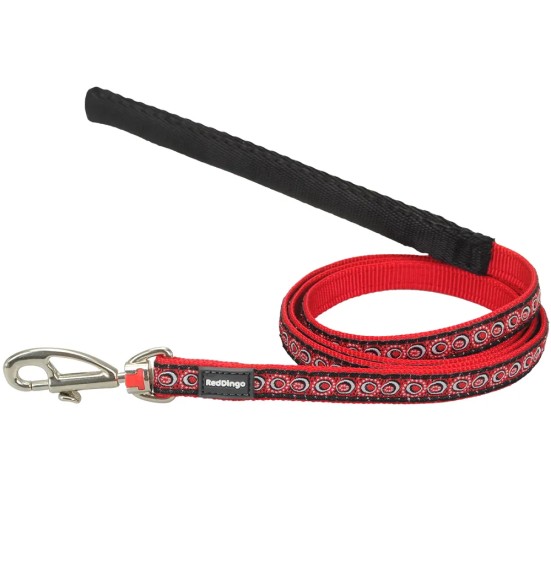 Traksid ja jalutusrihm kassile, disainmustriga Cosmos Red (Red Dingo)